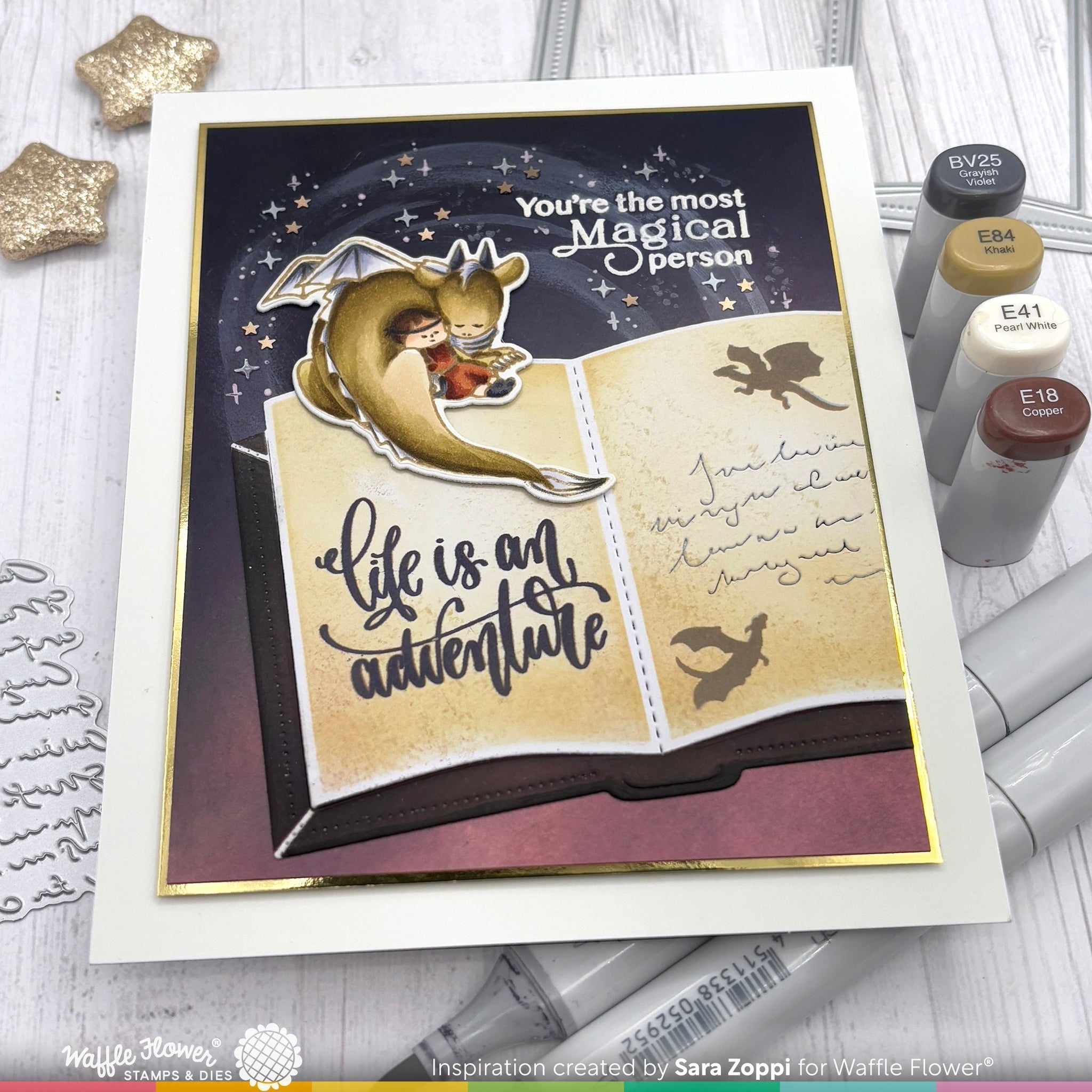 Open Book Sentiments Stamp Set