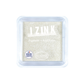 Inkpad Izink Pigment White Small