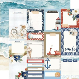 Vintage Sand & Sea Journal Elements