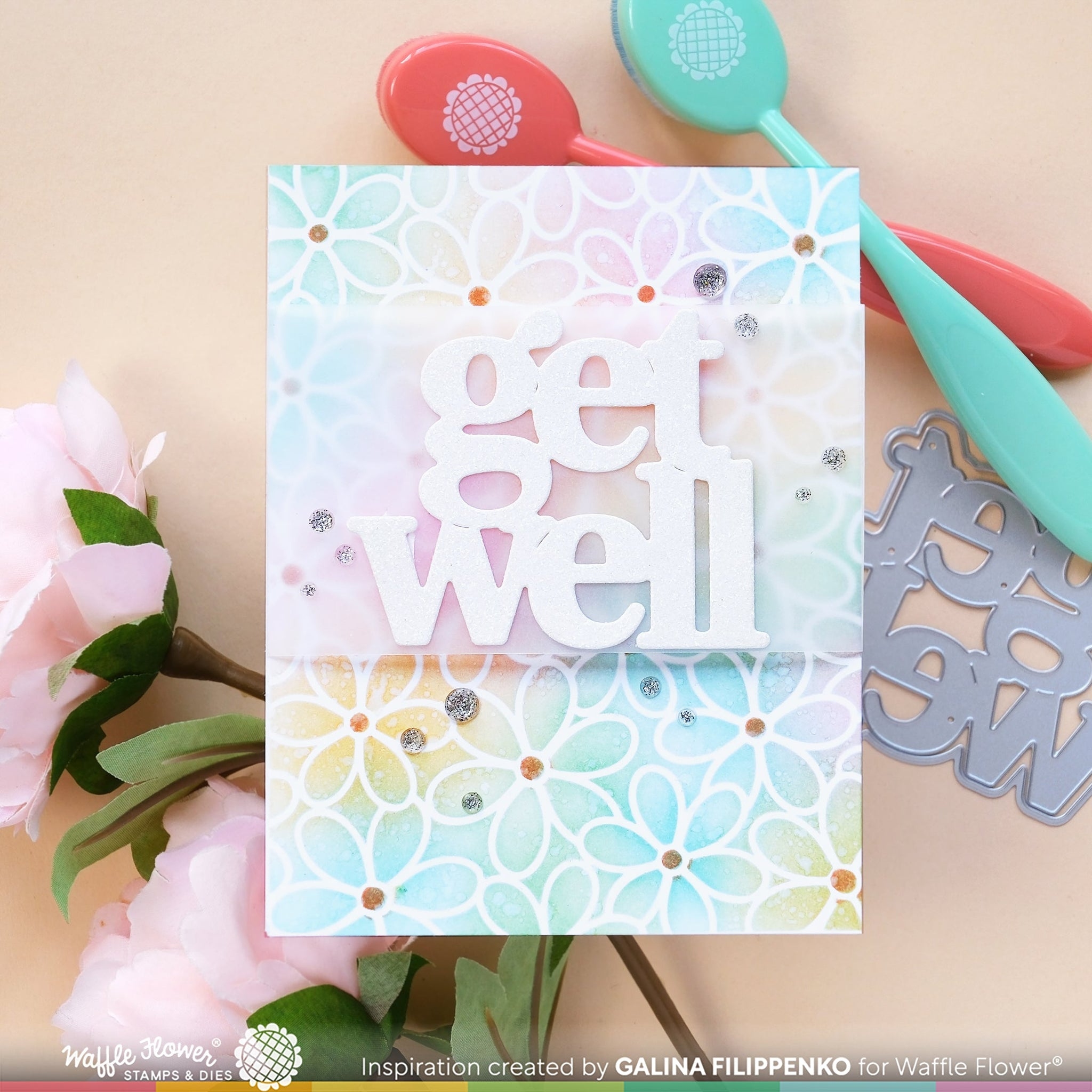 Oversized Get Well Print Die
