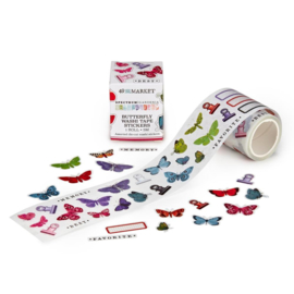 Spectrum Gardenia Butterfly Washi Sticker Roll