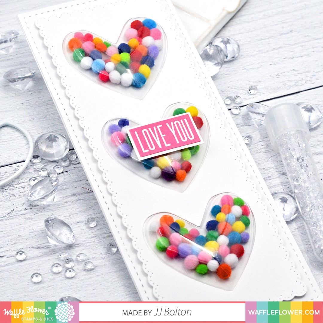 Shaker Cover - Puffy Heart