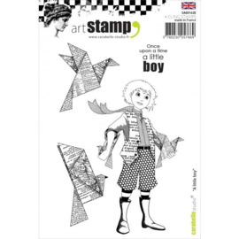 Cling stamp A6 a little boy