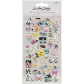 Garden Party Puffy Stickers