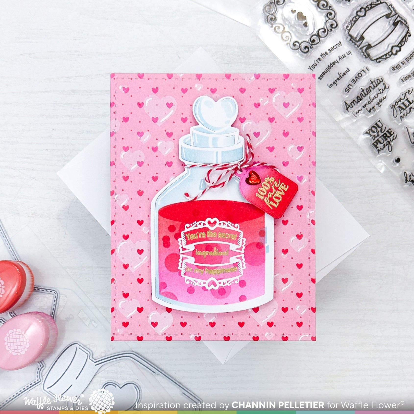 Bokeh Heart Stencil