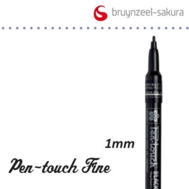 Sakura marker fijn 1.0mm zwart