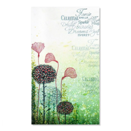 LAV582 Words of Spring Stamp