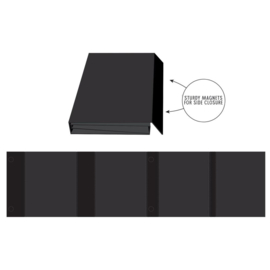 Create-An-Album Quadruple Flip Album Base Black
