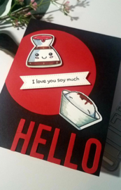 HELLO Caps die