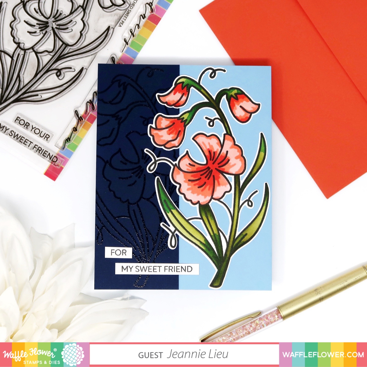 Sketched Sweet Pea Stamp Set
