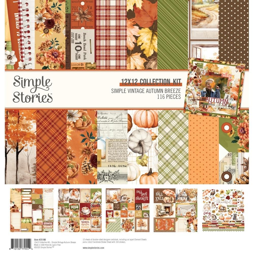 Autumn Breeze Collection Kit 12"X12"
