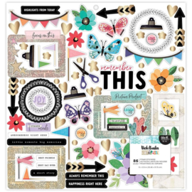 Cut & Paste Foam Stickers 12"x12"