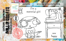 #0482 Material Girl A7 Clear Stamp Set