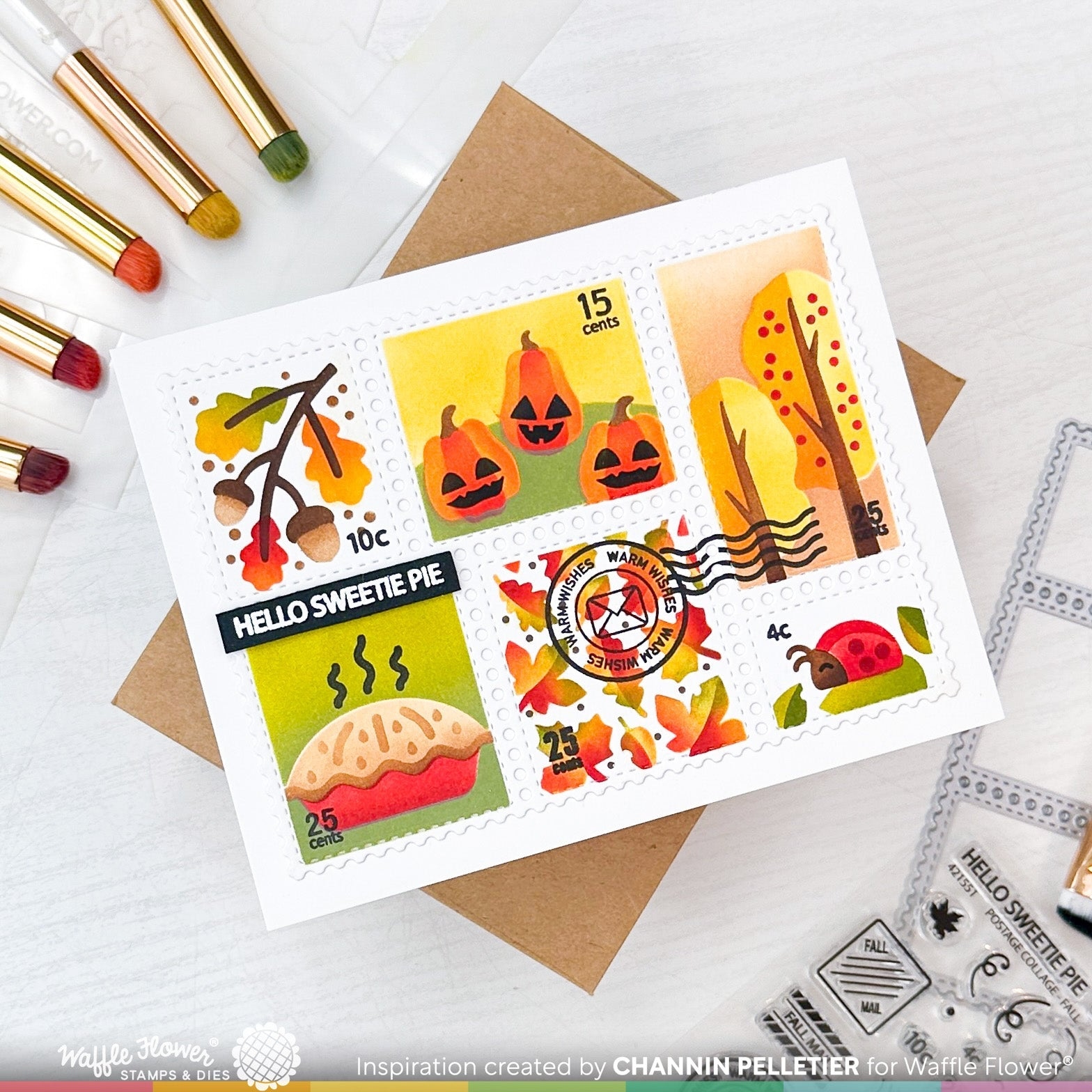 Postage Collage Fall Stamp Set