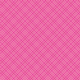 Patterned single-sided d.pink plaid