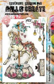 #0827 On Golden Poles A5 Clear Stamp Set