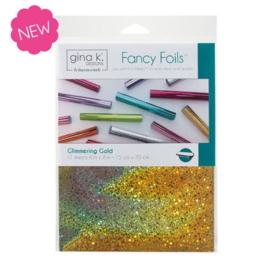 Glimmering Gold Fancy Foils 6" x 8"
