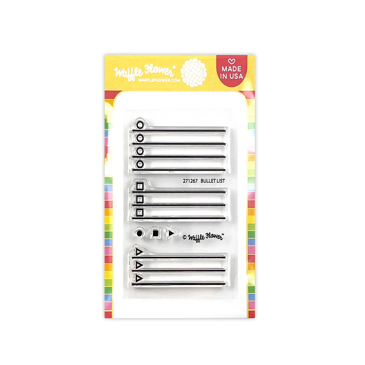Bullet List Stamp Set