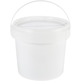White Cleaning Bucket & Screen