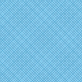 Patterned single-sided l.blue plaid