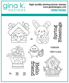 Spring Friends Stamps