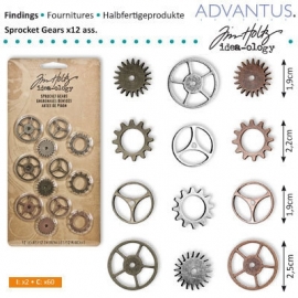 Sprocket gears x12 ass. antique