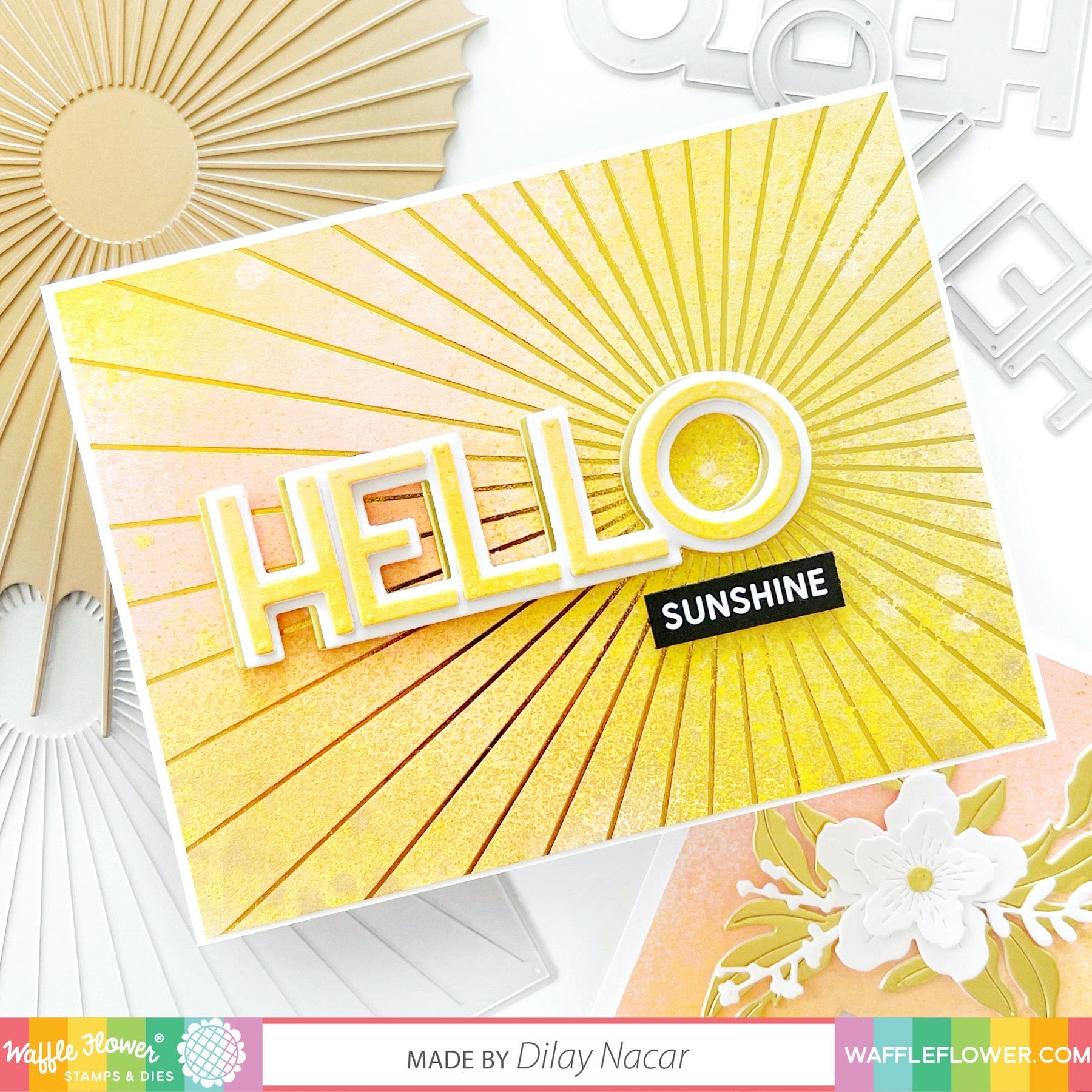 Sunburst Foil Plate
