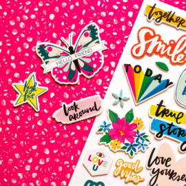 Brave & Bold Thickers Stickers Be Bold