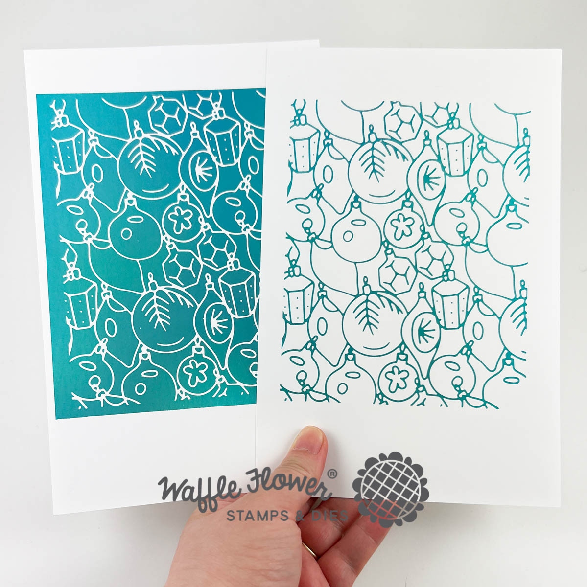 Ornaments Background Foil Plate