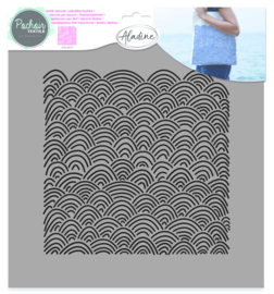 Textile Stencil Waves