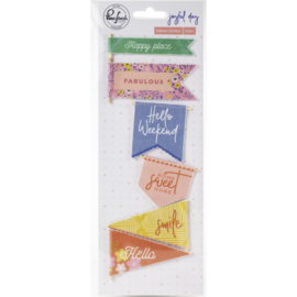 Joyful Day Fabric Stickers