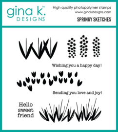 Springy Sketches Stamps