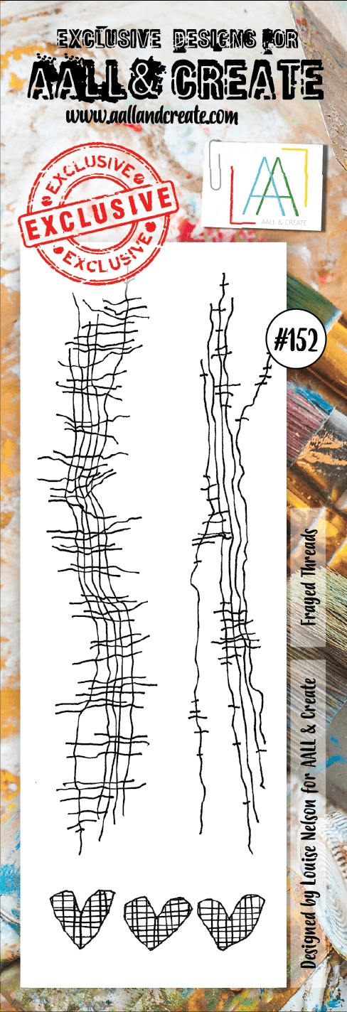 #0152 Frayed Threads Border Stamp Set