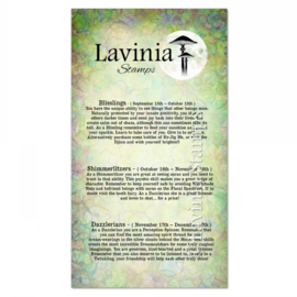 LAV832 Moon Signs Stamp