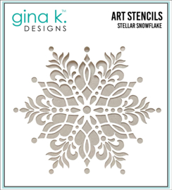 Stellar Snowflake Stencil