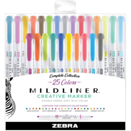 Mildliner Double Ended Highlighters Assorted Colors