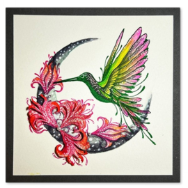 LAV895 Hummingbird Large Stamp