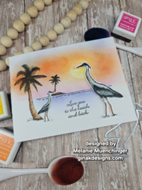 Beach Frame Stamps