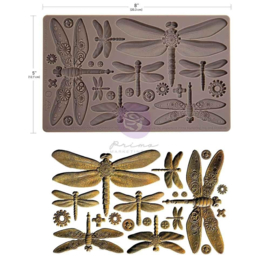 Machine Dragonflies Decor Moulds 5"x8"x8mm