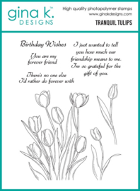 Tranquil Tulips Stamps