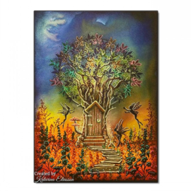 LAV246 Fairy Path Stamp