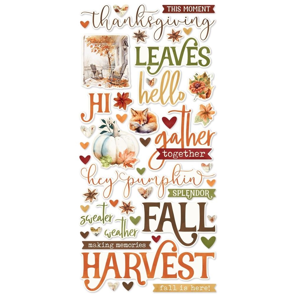 Autumn Breeze Foam Stickers