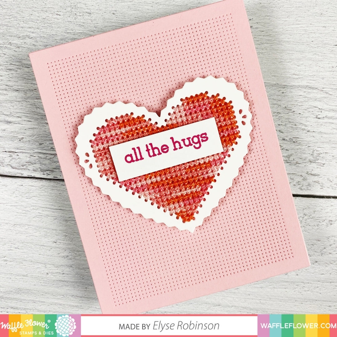 Stitchable Pinking Heart Die