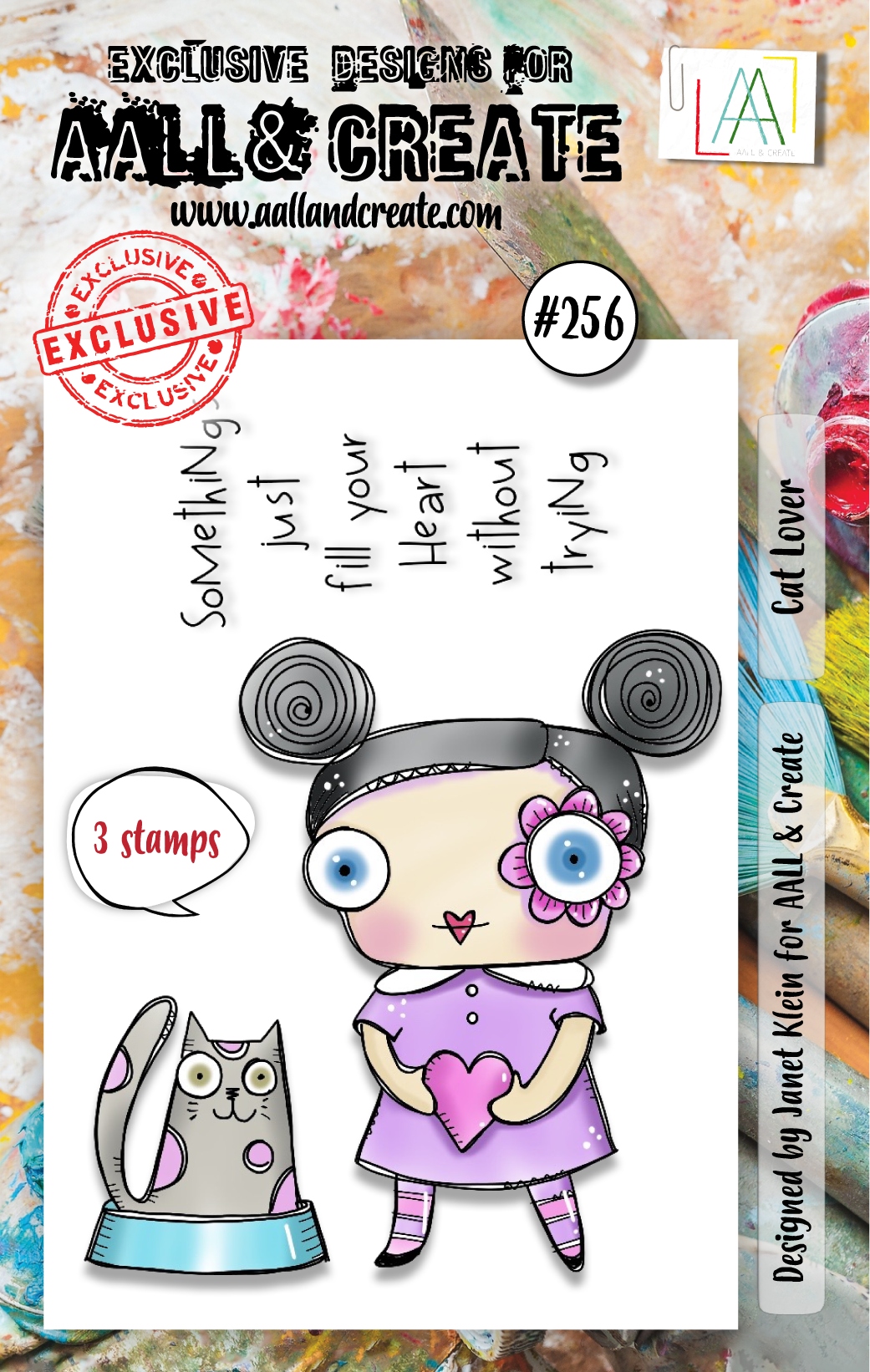 #0256 Cat Love A7 Clear Stamp Set