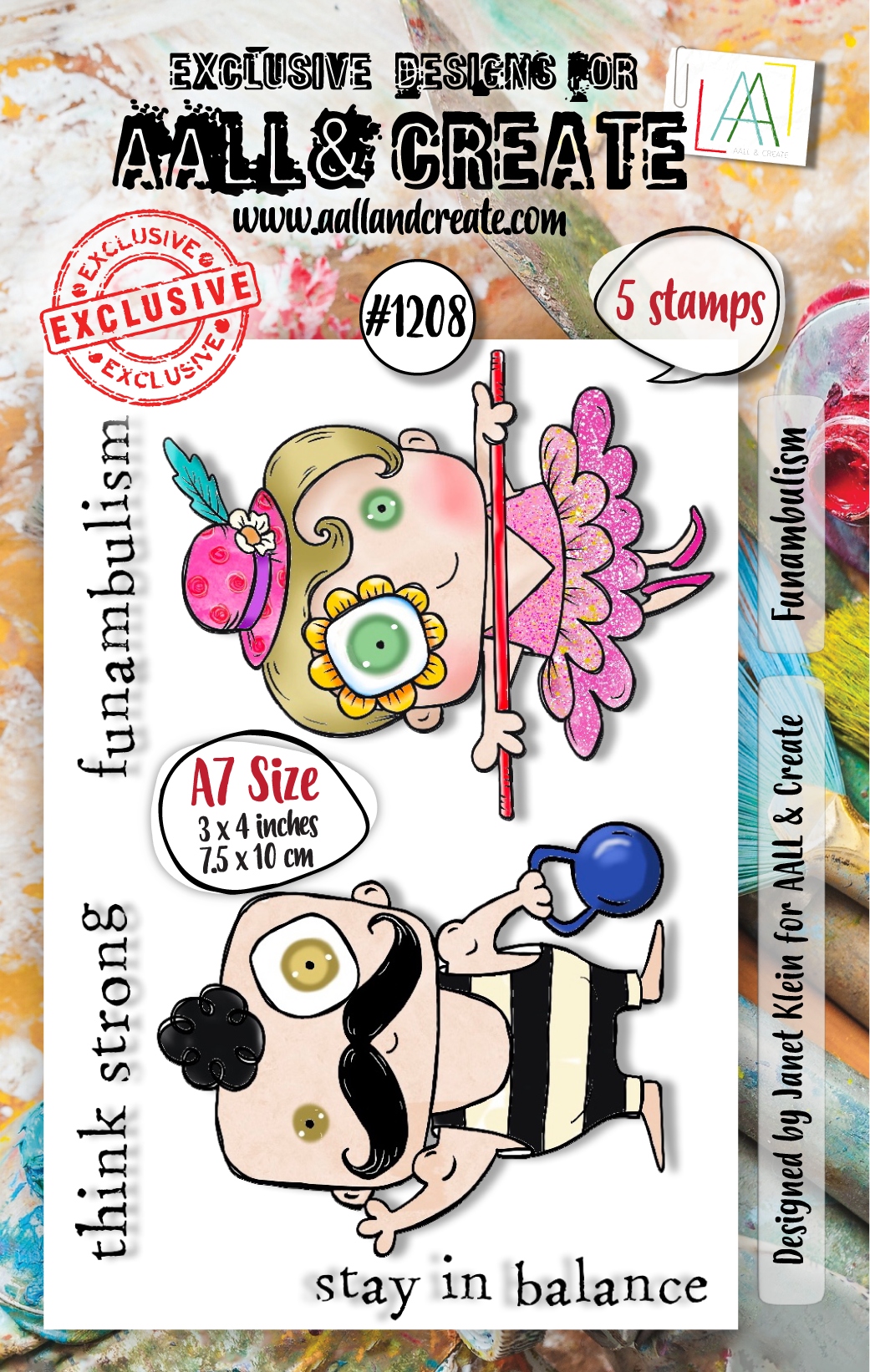 #1208 Funambulism A7 Stamp Set