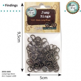 Jewelry findings jump rings 8mm