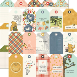Say Cheese Classic Pooh Tag Elements