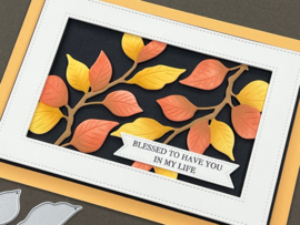 Serene Branches 3D Embossing Folder, Die and Stencil
