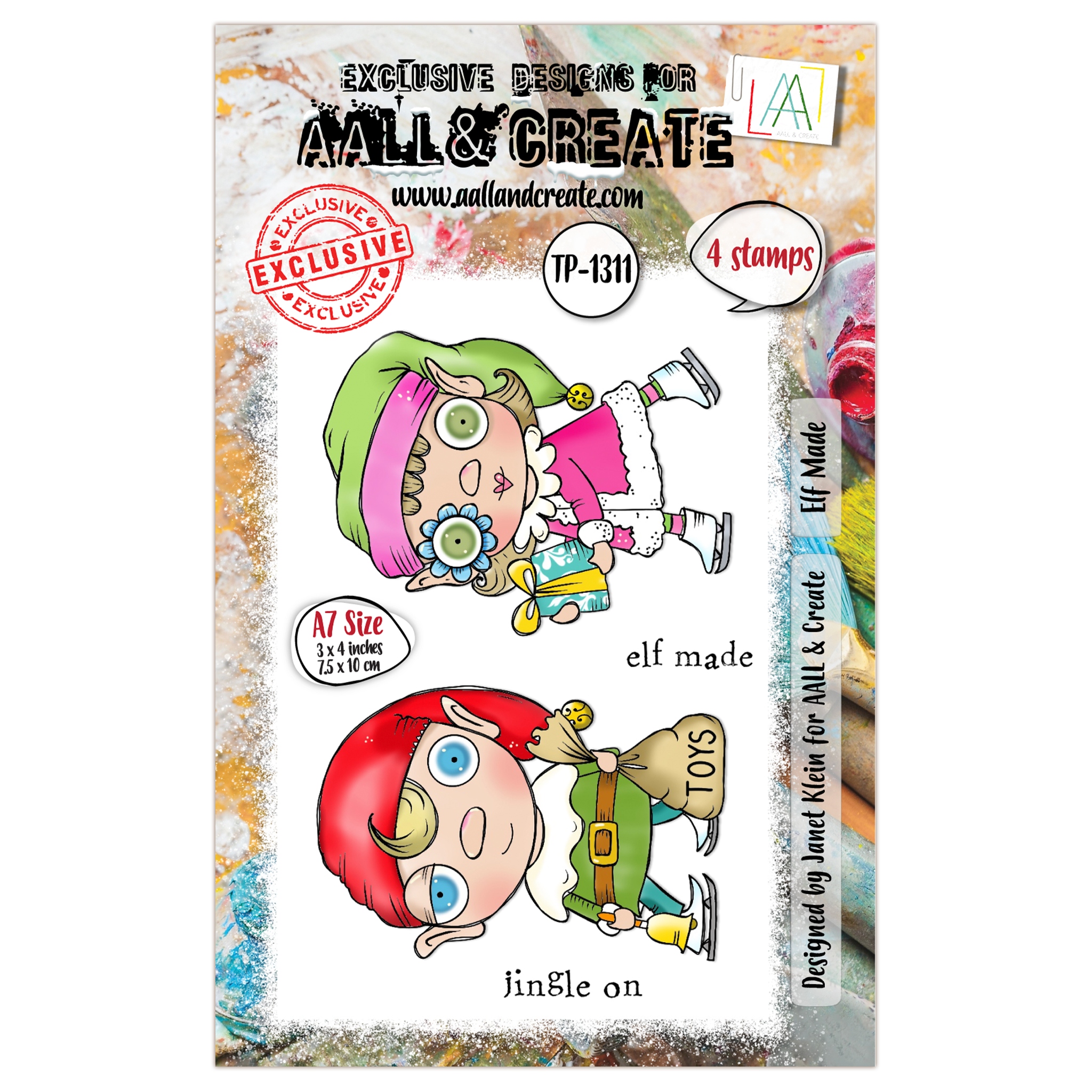 #1311 Elf Made A7 Stamp Set
