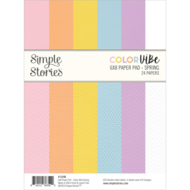 Color Vibe Spring Paper Pad 6"X8"